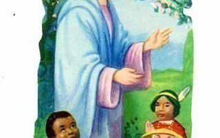 MLP 1315 / Jeesus siunaa lapsia eri maista.