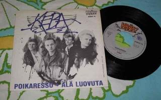 7" KEBA Poikaressu / Älä luovuta (Kräk! 1986)