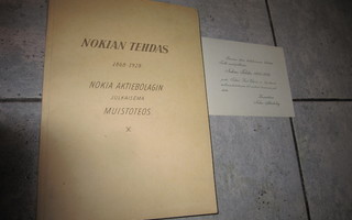 NOKIAN TEHDAS 1862-1928 MUISTOTEOS ( hienokunto