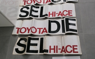 Toyota hiace tarrat isot