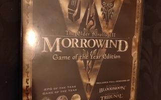 Morrowind Game of the Year Edition The Elder Scrolls PC-peli