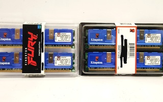 4kpl Kingston HyperX 521mb (yht 2gb) DDR1 muisteja