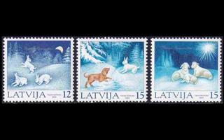 Latvia 559-61 ** Joulu (2001)