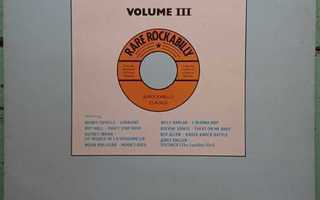 VARIOUS - Rare Rockabilly Volume III LP
