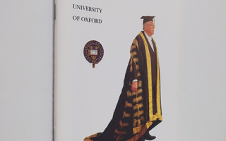 D. R. Venables : Academic dress of the University of Oxford