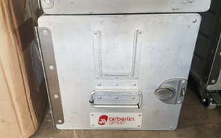 Air Berlin 3x lentolaatikko alumiinia matkustamo 40x28x28 cm