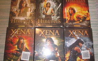 Hercules ja Xena kaudet 1-3 UUSI, MUOVEISSA