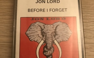 Jon Lord: Before i forgot