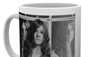 JANIS JOPLIN WOLMAN BLACK AND WHITE MUG	(61 350)