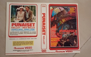 Punaiset kellot VHS kansipaperi / kansilehti