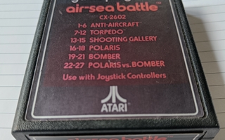 Atari 2600: Air-Sea Battle + manuska