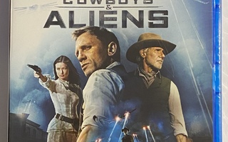 Cowboys & Aliens - Blu-ray + DVD, ( uusi, kelmussa )
