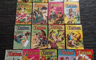 Tarzan sarjakuvalehtiä vuosilta 1980-1982
