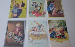 Kulkemattomia Martta Wendelin postikortteja