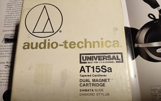 Huippu Audio-Technican AT15Sa äänirasia ja kaksi neulaa