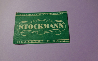 TT-etiketti Stockmann