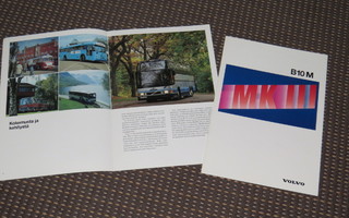 1988 Volvo B10M Mark III bussi esite - suom - KUIN UUSI - 16