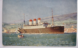 Laiva Cap Polonio Hamburg-Sud Suomen Edustajan Mainos 1920-l