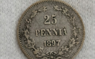 25 penniä 1897, Suomi
