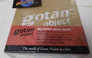 GOTAN PROJECT - GOTAN OBJECT 2CD+7''+DVD UUSI BOKSI