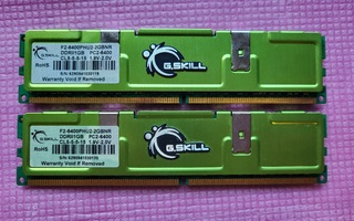 G.Skill 1 Gb DDR2 muistit 2 kpl