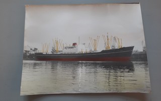 laiva Ellen Bakke Norja, osin värit., 18*24cm