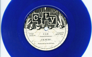 U.K. SUBS: C.I.D. 7" Single Vinyyli