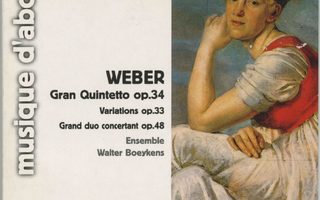 WEBER: Gran Quintetto avec clarinette, HM RI CD 2000 digipak