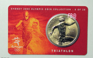 Juhlaraha Sydney Olympia Coin Collection 8 of 28 TRIATHLON