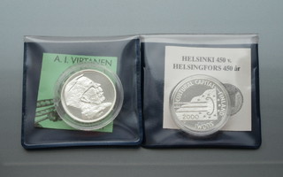 100 mk PROOF Virtanen & Helsinki