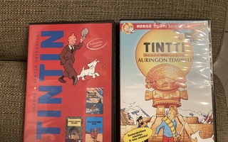 Kaksi Tintti DVD levyä (4 Elokuvaa)