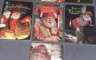 Joulukalenteri Tonttu Toljanteri DVD:t 7kpl