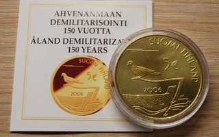 5 euro Suomi 2006 Ahvenanmaan demilitarisointi