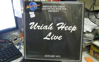 URIAH HEEP - LIVE IN JANUARY 1973 2LP UUSI 2015 SS