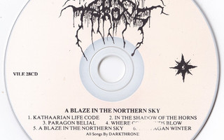 Darkthrone - A Blaze In The Northern Sky valkoinen levy 1994
