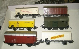 märklin vaunuja 6 kpl.