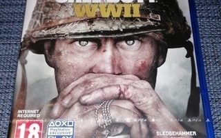 Call of Duty WWII Ps4 Playstation 4 Uusi