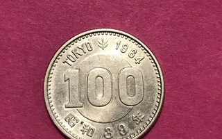 Japani: 100 yen olympia Tokio 1964 hopea