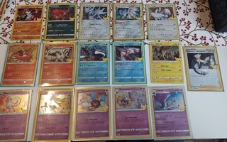 16kpl Pokemon celebrations holoja