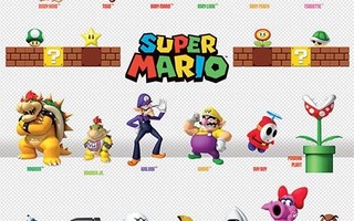 Super Mario Juliste:  Character parade UUSI