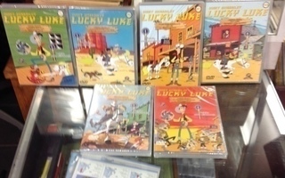 Lucky Luke uudet seikkailut osat 1-6 DVD-levyt