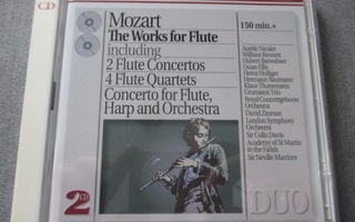 Mozart: Works for Flute Nicolet Holliger Grumiaux Philips2CD