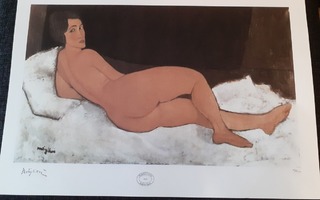 Amedeo Modigliani väri Litografia numeroitu katso .
