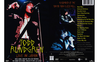 UUSI TODD RUNDGREN LIVE IN JAPAN DVD - ILMAINEN TOIMITUS !