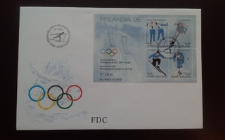 FDC Kv. Olympiakomitea 100v 27.1.1994 LaPe 1231-1234 BL11