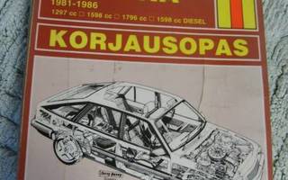 Opel Ascona 1981 - 1986 Korjausopas 181 sivua