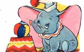 MLP 1332 / DISNEY: Iloinen sirkusnorsu Dumbo. 1970-l.