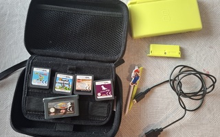 Nintendo ds lite + 5 peliä