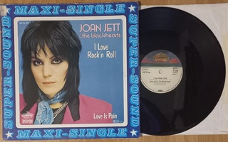 JOAN JETT & BLACKHEARTS: I Love Rock'n Roll / Love Is Pa 12"