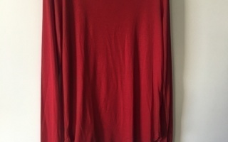 Massimo Dutti tummanpunainen neulepusero, XL, uusi